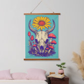 Die stille Wiedergeburt Wandteppich Mit Holzrahmen (Schlafzimmer)