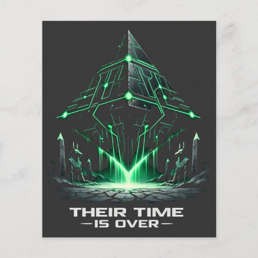 Die stillen Gräber Cyber-Ägyptologie Flyer (Vorne)