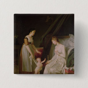 Die stillende Mutter Button