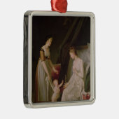 Die stillende Mutter Ornament Aus Metall (Rechts)