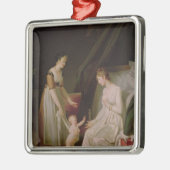 Die stillende Mutter Ornament Aus Metall (Links)