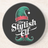 Die stilvolle Elf-Gruppe passt zu Weihnachten der  Getränkeuntersetzer (Vorne)