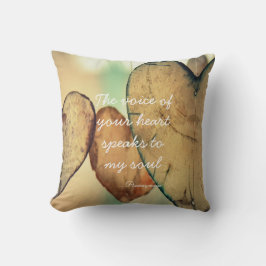 Die Stimme deines Herzzitats Kissen