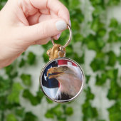 Die Stimme der amerikanischen Freiheit Schlüsselanhänger (Hand)