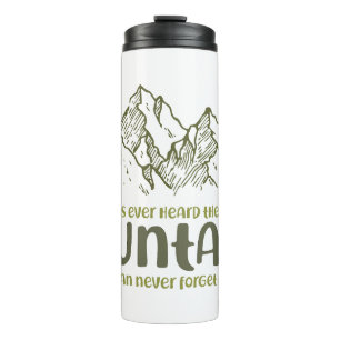 Die Stimme der Berge Thermosbecher