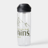 Die Stimme der Berge Trinkflasche (Rückseite)
