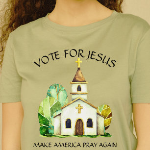 Die Stimme für Jesus macht Amerika wieder beten Ki T-Shirt