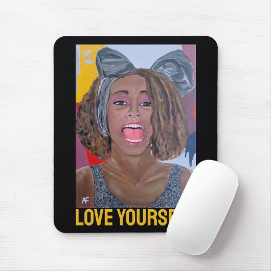 Die Stimme Gemälde von Alfred Fox Mousepad (Mit Mouse)
