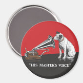 Die Stimme seines Herrn Magnet (Vorderseite/Rückseite)