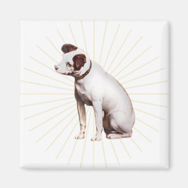 Die Stimme seines Meisters leuchtet Magnet