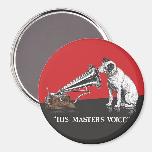 Die Stimme seines Meisters Magnet (Vorderseite/Rückseite)