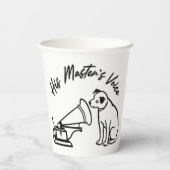 Die Stimme seines Meisters Pappbecher (Rückseite)