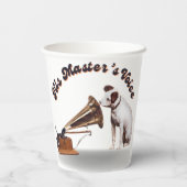 Die Stimme seines Meisters Pappbecher (Rückseite)