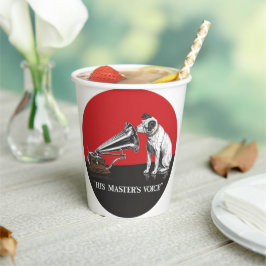 Die Stimme seines Meisters Pappbecher