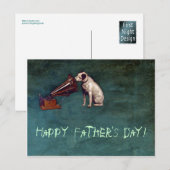 Die Stimme seines Meisters Postkarte (Vorne/Hinten)