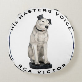 Die Stimme seines Meisters Rundes Kissen