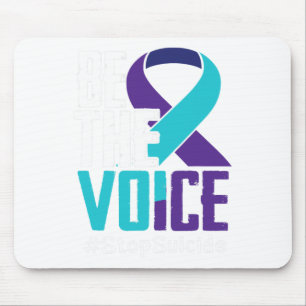 Die Stimme Stoppt Suizid-Bewusstsein Psychische Ge Mousepad
