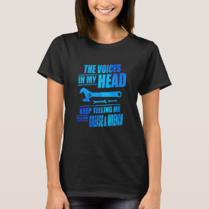 Die Stimmen in meinem Kopf Mechanische Automobilre T-Shirt