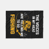 Die Stimmen in meinem Kopf sagen mir, dass ich fis Fleecedecke (Vorderseite (Horizontal))