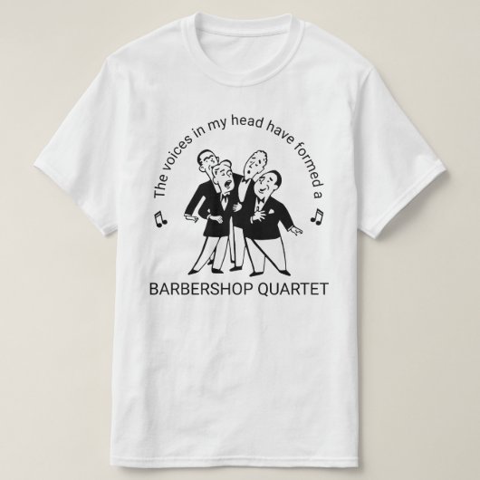 Die Stimmen in meinem Kopf T-Shirt (Design vorne)