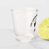 Die Stimmen mögen dich nicht. Schnapsglas (Links)