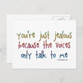 Die Stimmen Postkarte (Vorne/Hinten)