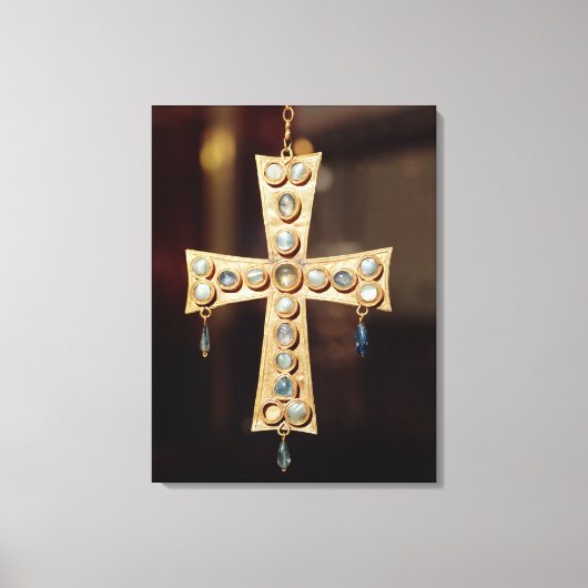 Die stimmliche Krone eines Westgoten-Königs Leinwanddruck (Vorderseite)