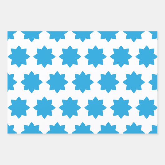 Die Stimmung ist blau. Packpapier Blätter Set (Vorderseite 2)