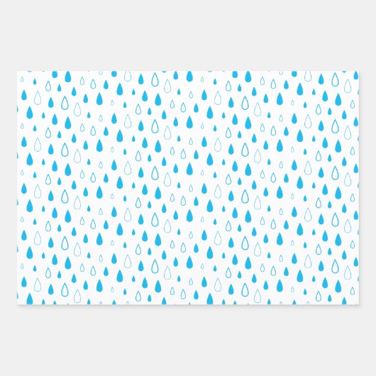 Die Stimmung ist blau. Packpapier Blätter Set (Vorderseite 3)