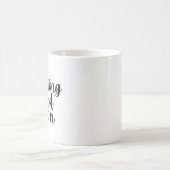 Die Stimmung zu lehren ist an Kaffeetasse (Mittel)