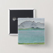 Die Stockhorn Berge und der See Thun, 1911 Button (Vorne & Hinten)