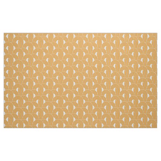 Die Stoffe sind im Art-Deco-Stil gelb. (Fat Quarter (45,7 x 55,9 cm))