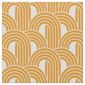 Die Stoffe sind im Art-Deco-Stil gelb. (Nahaufnahme)