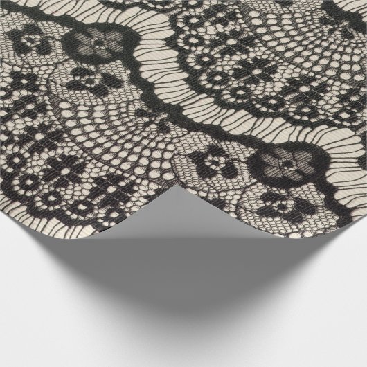 Die Stoffe stehen an der Decke. Stoffe verleihen Geschenkpapier (Ecke)