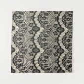 Die Stoffe stehen an der Decke. Stoffe verleihen Wandteppich (Vorderseite (Horizontal))