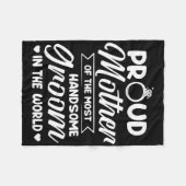 Die stolze Mutter der hübschesten Muttermutter Fleecedecke (Vorderseite (Horizontal))