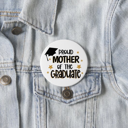 Die stolze Mutter des Absolventen Button (Beispiel)