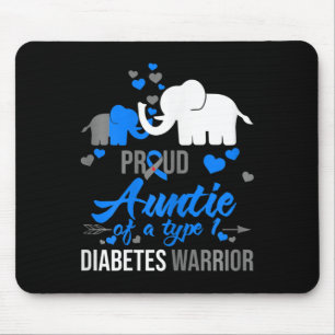 Die stolze Tante eines Geschenks mit einem Typ 1 D Mousepad