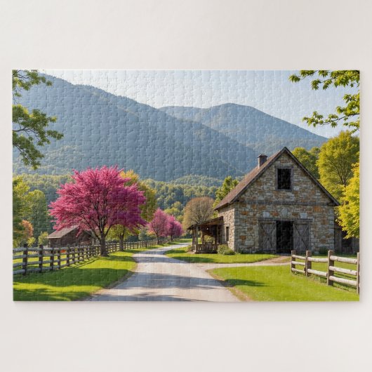 Die Stone Barn Puzzle (Horizontal)