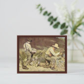 Die Stone Breakers by Courbet Gustave Postkarte (Stehend Vorderseite)