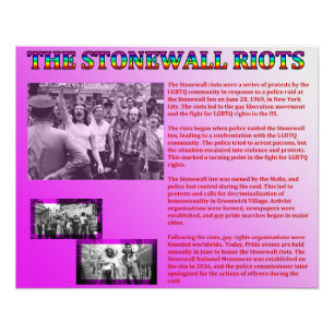 Die Stonewall-Unruhen Fotodruck