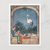 Die Storks von William Heath Robinson Postkarte (Vorderseite)