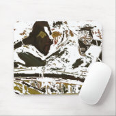 DIE STRAFE IST WEISS MOUSEPAD (Mit Mouse)