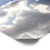 Die Strahlen von Crepuskular oder Gott gehen an de Poster (Ecke)