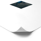 Die strahlende Schönheit der afrikanischen Dämmeru Poster (Ecke)