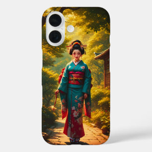Die Strahlkraft eines Kimonos iPhone 16 Hülle
