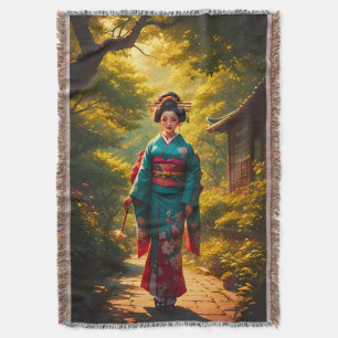 Die Strahlkraft eines Kimonos Decke