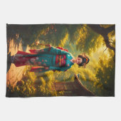 Die Strahlkraft eines Kimonos Geschirrtuch (Horizontal)