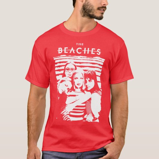 Die Strände binden lustiger Junge T-Shirt (Vorderseite)