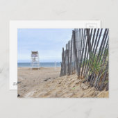 Die Strände der Dünen von Montauk, NY Postkarte (Vorne/Hinten)